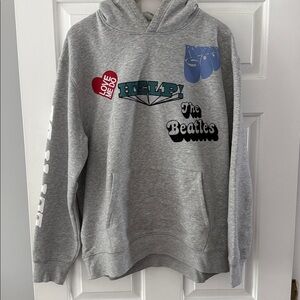 Zara Gray Beatles Logo Hoodie